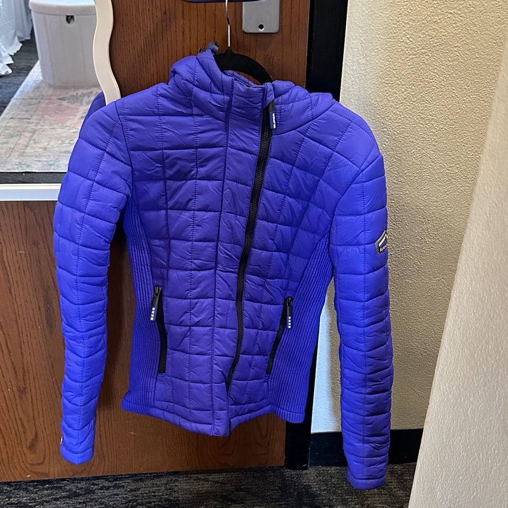 Superdry Royal Blue Quilted Jacket